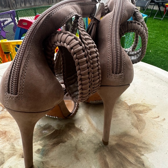 SCHUTZ Braided Heels - Taupe - Picture 3 of 4